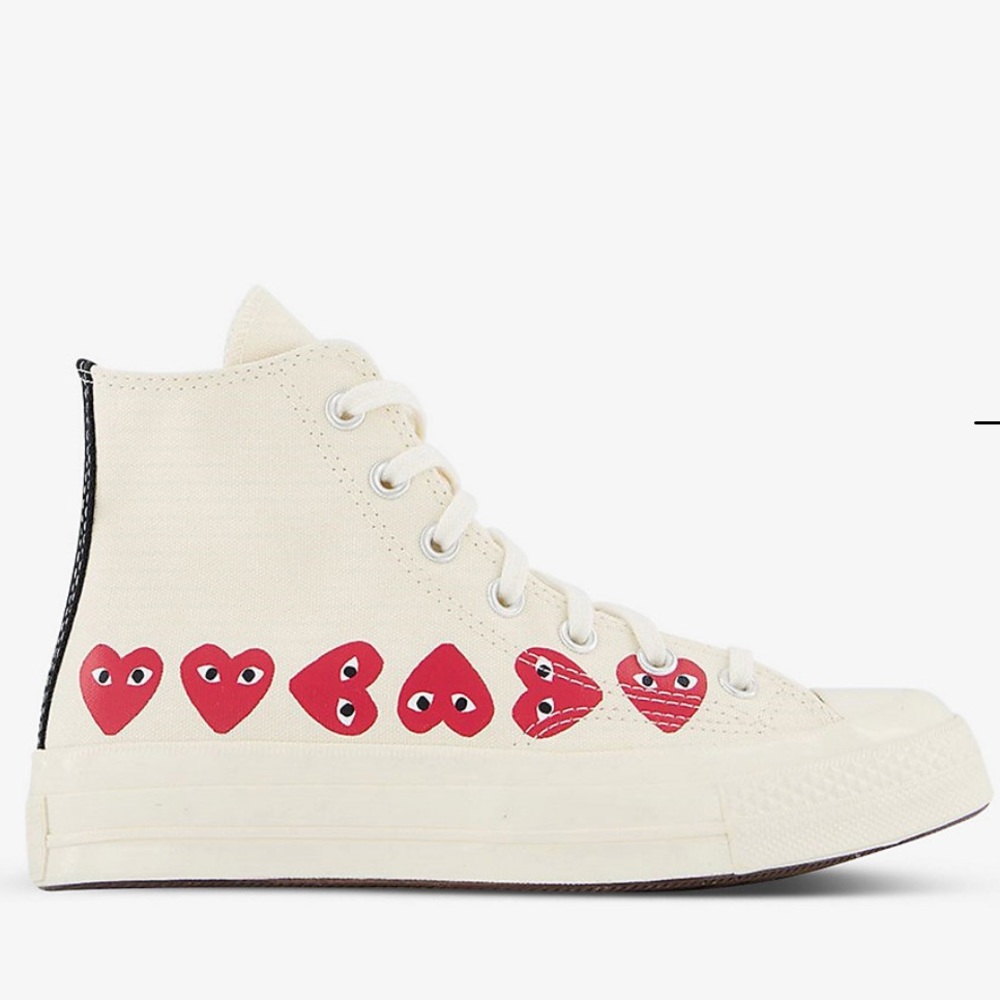Comme des Garçons PLAY x Converse 70s canvas high-top sneakers